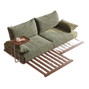<b>Folding</b> Sofa <b>Bed</b> <b>Double</b> Size Multi Functional For Living Room Small Apartment With Ash Wood Frame - Product Image 5