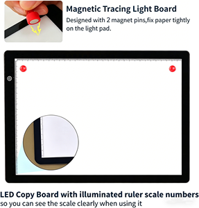 Tablette lumineuse LED ultra-mince USB A4 A3 A2 pour traçage et dessin de tatouages - Product Image 5