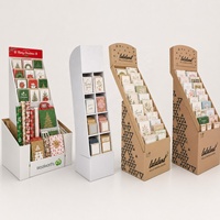 Présentoirs en carton de magazines de livres personnalisés en usine présentoirs en papier à grille de livres