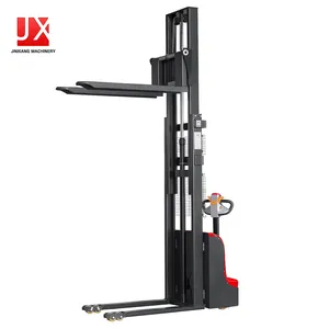 Magazzino del carrello elevatore elettrico stacker automatico 1 tonnellata 1.5 tonnellata di pallet stacker elettrico con 3.5m altezza di sollevamento camion