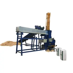 baler for wood shavings, sawdust conveyor