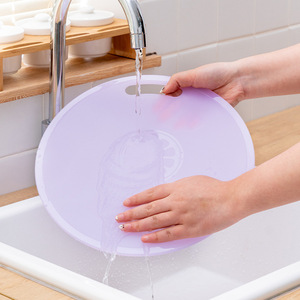 Plastic Cutting Thin 1Cm <strong>Wood</strong> <strong>40Cm</strong> With Handle Food Grade Kitchen Tools <strong>Round</strong> Shape Plastic Cutting Wall Mounted <strong>Chopping</strong> <strong>Boards</strong> - Product Image 5