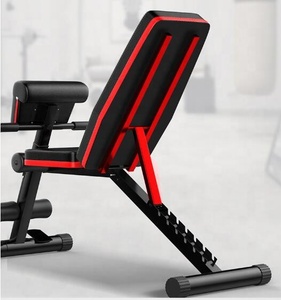 Chaise pliante multifonction d'entraînement de poitrine, siège de presse abs, <span class=keywords><strong>banc</strong></span> plat de gymnastique, fitness, exercice, poids réglable, <span class=keywords><strong>banc</strong></span> d'haltères - Product Image 2