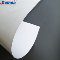 Fabricante de China, pegatinas adhesivas de vinilo de impresión de PVC, impermeable, blanco, imprimible, rollo de vinilo autoadhesivo alto