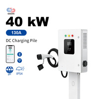 GDON 40kW Integrierte DC-Ladestation Einzel-Ladepistole Standmontage EV Schnell-Ladestation für Gewerbliche Elektrofahrzeuge