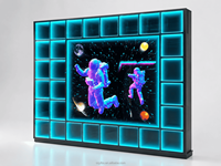 En gros, enseigne néon à effet miroir infini, bande LED et boîte lumineuse en acrylique pour intérieur et extérieur, affichage de marque personnalisé pour magasins et centres commerciaux