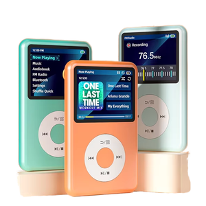 Lớn 128GB Bộ nhớ mp3mp4 Máy nghe nhạc 35 giờ Tuổi thọ pin dài thuận tiện cho thể thao du lịch FM Radio Audiobook hỗ trợ nhựa - Product Image 1
