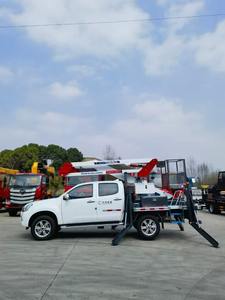 1 סוזו 13.5 מ '4 x2 1 סוזו טנדר עבודת אוויר רכב פלטפורמות עבודה אווירית עם סל רכב מעלית מכונית למכירה - Product Image 5