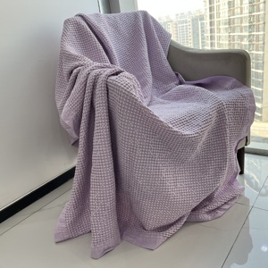 Waffle Plaid Cotton Sofa <strong>Throw</strong> Blanket Air Condition Summer <strong>Quilt</strong> Blankets <strong>for</strong> <strong>Beds</strong> Soft Home <strong>Bed</strong> Cover Sheet Bedspreads - Product Image 2