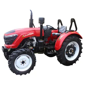 New Agricultural Farm American Tractor 554 55hp 4x4wd Usado/usado/carregador Com Mini Equipamento Compacto