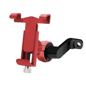 Support de téléphone en alliage d'aluminium pour vélo, vélo électrique, moto, avec support de navigation, couleur rouge - Product Image 1