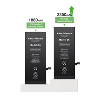 Batterie au lithium rechargeable de qualité supérieure 5000 mAh, remplacement pour téléphones mobiles modèles 6-16 Pro Max SE, certifiée CE RoHS, noire, vente en gros