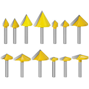 6mm Shank 60 90 120 150 Degrees Woodworking V Grooving Router Bits Milling Cutter for Wood Trimmer <strong>Engraving</strong> CNC Carpentry <strong>Tools</strong> - Product Image 1
