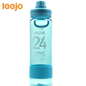 Botella de agua deportiva, frasco transparente de plástico para senderismo, novedad - Product Image 4
