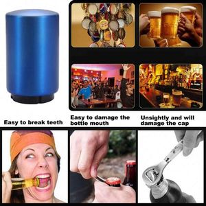 Beer <b>Bottle</b> Opener Magnetic Automatic Stainless Steel Opener Beer Accessories Magnet Beer Opener - Product Image 4