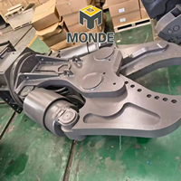 Cisaille hydraulique à double cylindre MONDE YYJ280 pour excavatrice de 8 à 40 tonnes avec garantie d'un an et certification
