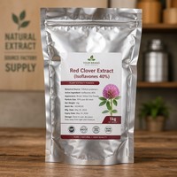 Approvisionnement direct usine : Extrait de Trèfle Rouge 8% 20% 40% Isoflavones Testé HPLC Poudre de Qualité Alimentaire