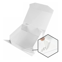 Boîtes cadeaux de mariage en carton rigide pliables de luxe, personnalisées, recyclables, noires et blanches, avec fermeture magnétique, pour emballer des parfums et des vêtements