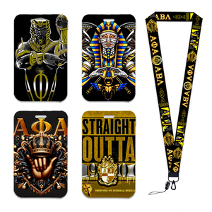 Porte-badge Alpha Phi Alpha avec cordon, étui pour carte de bus, étui pour carte de transport, étui pour carte bancaire, porte-carte de crédit - Product Image 2
