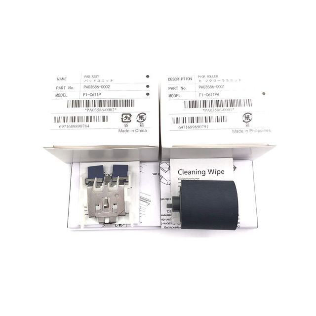 PA03586-0001 PA03586-0002 Scanner Pickup Roller Separation Pad Component for Fujitsu S1500 S1500M Fi-6110 N1800 Pick-up Roller