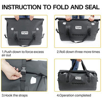 Sac à dos étanche de grande capacité 60L pour moto, sac de voyage, sac de sport pour le ski, les voyages, le camping, la conduite