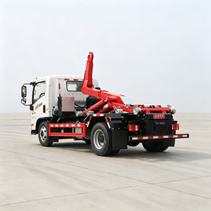 Camion benne à bras articulé HOWO 4x2 de 6 m³ à vendre, camion à ordures avec conteneur amovible, prix usine - Product Image 5