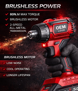 Destornillador Eléctrico <span class=keywords><strong>Inalámbrico</strong></span> Portátil de <span class=keywords><strong>18V</strong></span> con Empuñadura de Pistola, Herramienta Eléctrica Económica sin Escobillas, Destornillador Eléctrico de Alta Eficiencia y Durabilidad - Product Image 6