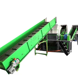 Plastic Waste Recycling Plant 2000kg/h Waste Plastic Pp Pe Agricultural Film Recycling Washing Machine/line