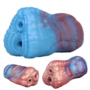 YOCY Dragon' Monster Vagina Anal Male Masturbator Two-Holes Adult Masturbation Cup Sex Toys for Men Penis Silicone Pocket Pussy - Product Image 1