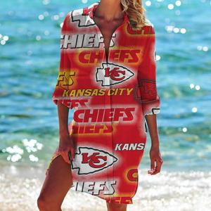 2024 nueva llegada señoras equipo <span class=keywords><strong>de</strong></span> fútbol <span class=keywords><strong>americano</strong></span> verano 3D estampado Playa Mujeres camisa hawaiana niñas tamaño EE. UU. - Product Image 1