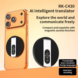 Traducteur vocal intelligent portable IA <span class=keywords><strong>en</strong></span> temps réel pour iPhone et Android, avec adsorption magnétique, idéal pour les voyages - Product Image 2