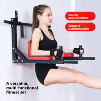 Barra de Ejercicios Multifuncional para Montar en la Pared, Barra Horizontal y Paralela, Soporte de Fitness para el Hogar, Equipo Deportivo para Interiores