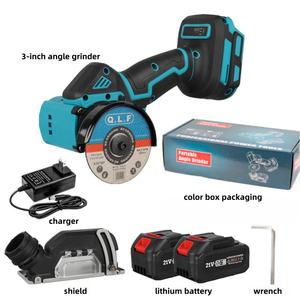 Meuleuse d'angle portative NEOBRISKEN de 3 pouces, mini-machine de découpe électrique au lithium de 75 mm avec <span class=keywords><strong>aspirateur</strong></span> - Product Image 6