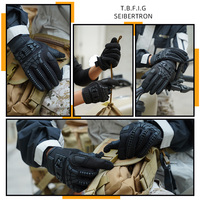 Seibertron T.B.F.I.G 2.0 Hommes Tactique Respirant Flexible TPR Protection pour la Chasse Randonnée Airsoft Paintball Extérieur Gants