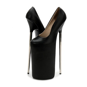 Super 30 <span class=keywords><strong>cm</strong></span> <span class=keywords><strong>tacco</strong></span> alto <span class=keywords><strong>20</strong></span> <span class=keywords><strong>cm</strong></span> con plateau di moda scarpe da donna Citi tendenze Pole Dance scarpe da donna esotiche da ballo da palcoscenico scarpe da donna - Product Image 3