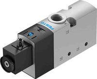 Solénoïde VUVS-L30-M32C-AZD-G38-F8-1C1 3/2 fermé monostable, 3 canaux, électrique, interface EN 175301-803, débit maximal 2300L/min