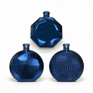 Gourde à liqueur en acier inoxydable usinée CNC sur mesure avec incrustation de cristal et logo personnalisé - Cadeau fabriqué au Guangdong - Product Image 1