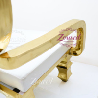 Nouvelles Chaises de Mariage Royales Personnalisables en Acier Inoxydable 2026 – Durables et Empilables pour Hôtels, Fêtes et Événements