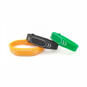 Gelang Kontrol Akses NFC RFID 13.56Mhz 125KHz, Gelang Silikon Tahan Air yang Dapat Disesuaikan, untuk Acara, Festival, dan Bisnis - Product Image 2