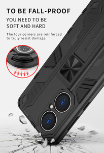 Custodia per Telefono da Uomo con Design Business, Supporto Magnetico Eco-Friendly, Antiurto in TPU+PC per P50 Nova 8 Pro <span class=keywords><strong>Honor</strong></span> V40 Mate 40 - Product Image 2