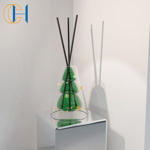 C & H sang trọng tùy chỉnh dầu thủy tinh hương thơm Cây giáng sinh khuếch tán cây sậy - Product Image 6