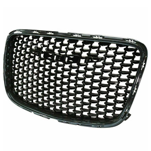Rejilla Superior Delantera para Chrysler 300C, Negra, de Plástico ABS, 5SW18DX8AD - Product Image 1