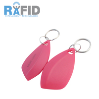 Porte-clés RFID étanche en ABS 13,56 MHz UID réinscriptible, couleur changeante, contrôle d'accès par proximité, étiquette NFC personnalisée