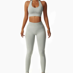 Women <b>Seamless</b> <b>Leggings</b> High Waist Stretch Fitness Yoga Pants for Workout Gym and Daily Wear High Waist Activewear Yoga Fitness - Product Image 2
