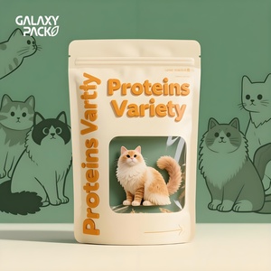 Sacos herméticos do armazenamento do alimento do animal de estimação da umidade-prova com absorvedores do oxigênio para a vida longa do gato do cão alimenta 5kg 10kg