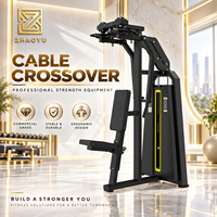 Appareil de musculation commercial pour salle de sport : Machine à croisement de câbles, Entraîneur de pectoraux assis, Équipement de musculation pour le haut du corps à résistance sélectionnable