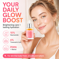 Sérum Visage Personnalisé PDRN TXA Niacinamide Rétinol 30ml Éclaircissant Éclat Peau Lisse Hydratation Profonde Logo Personnalisé OEM