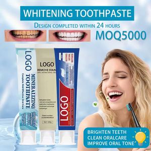 Dentifrice blanchissant personnalisable - Dentifrice personnalisé avec logo et saveurs sur mesure - Product Image 1