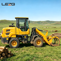 Chargeuse sur pneus hydraulique diesel 4x4 de 3 tonnes avec accessoires universels remplaçables à double usage pour les travaux agricoles et de construction de moyenne envergure
