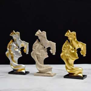 غرفة المعيشة بقبلة بسيطة شمالية ، ديكورات غرفة المعيشة Entryway ، طاولة تلفزيون ، زخارف ، هدايا عيد الحب - Product Image 4